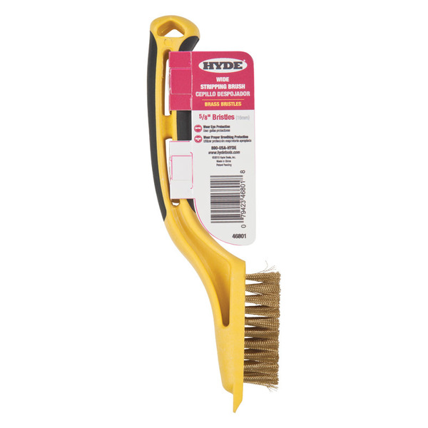 Hyde Stripping Brush Brass 46801